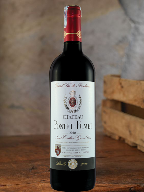 Nhãn rượu vang đỏ Pháp PONTET - FUMET