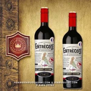 Rượu vang Pháp Entrecote Merlot Cabernet Syrah