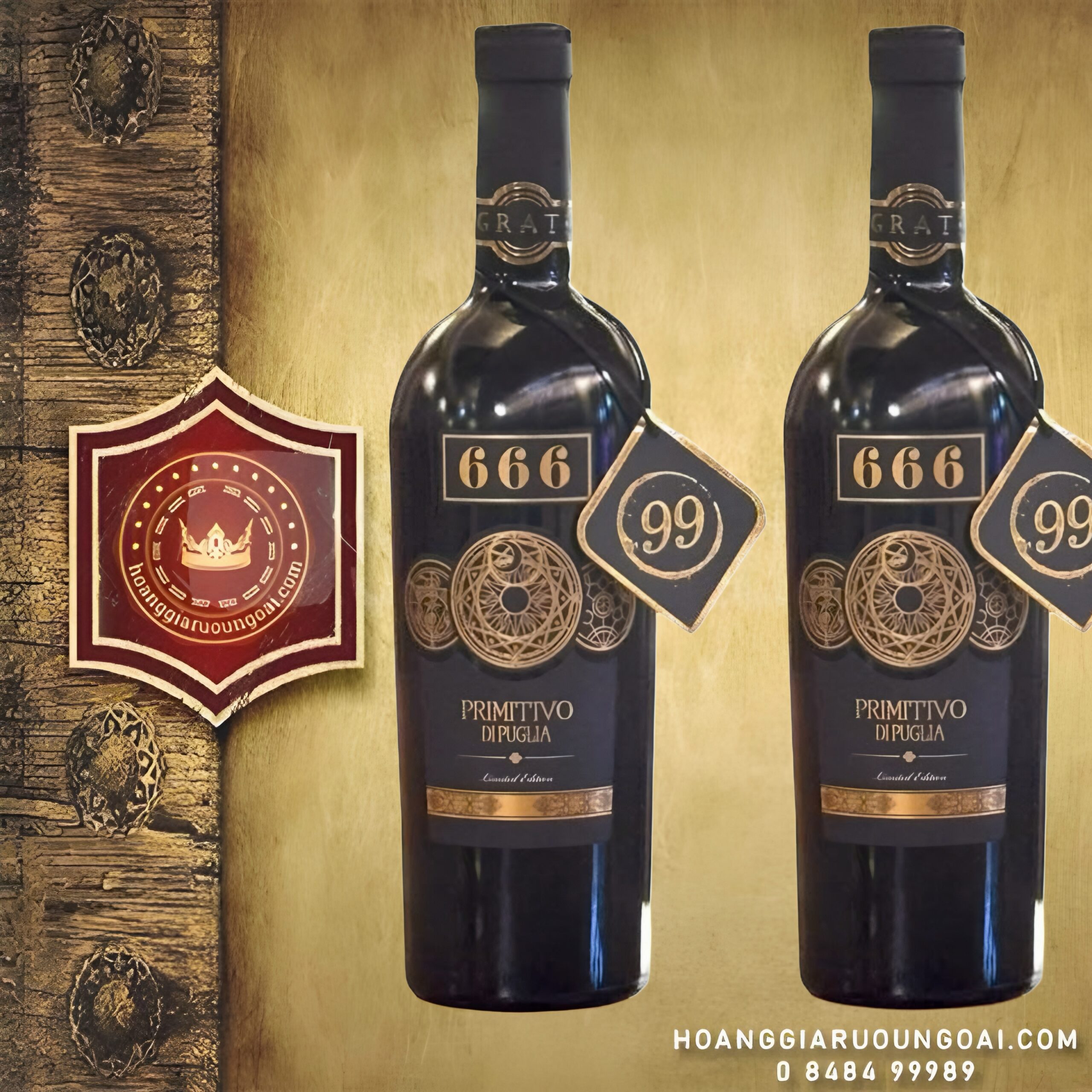 Rượu Vang 666 Primitivo di Puglia Limited Edition