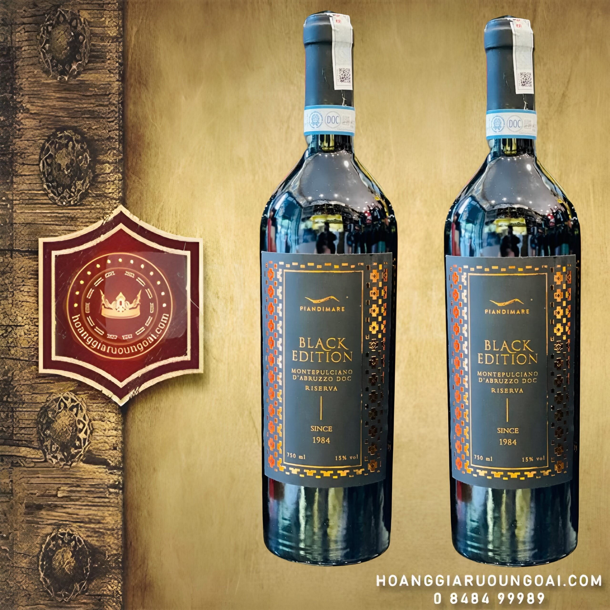 Rượu Vang Black Edition Montepulciano d’Abruzzo Riserva