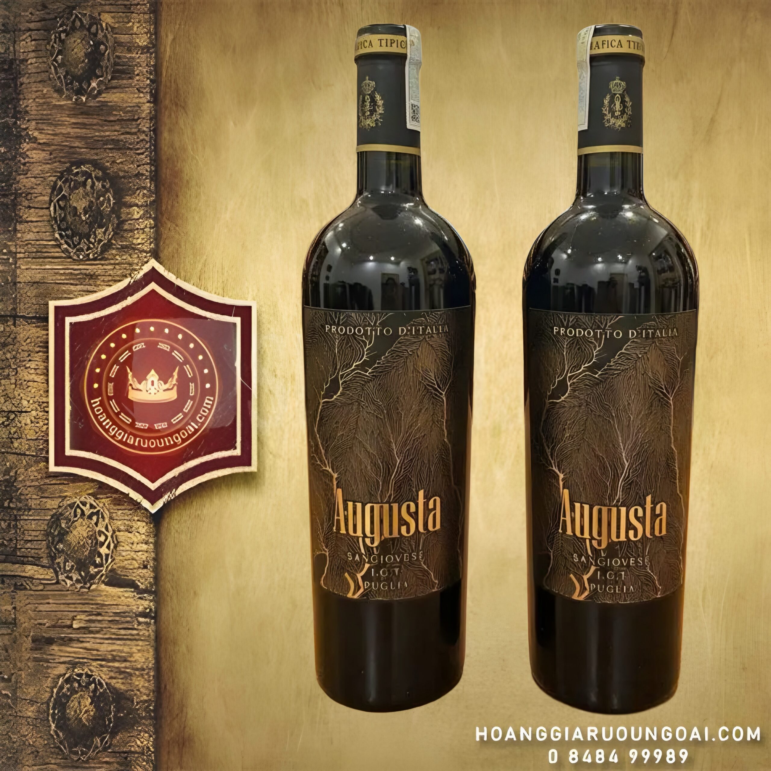 Rượu Vang Augusta Sangiovese Puglia