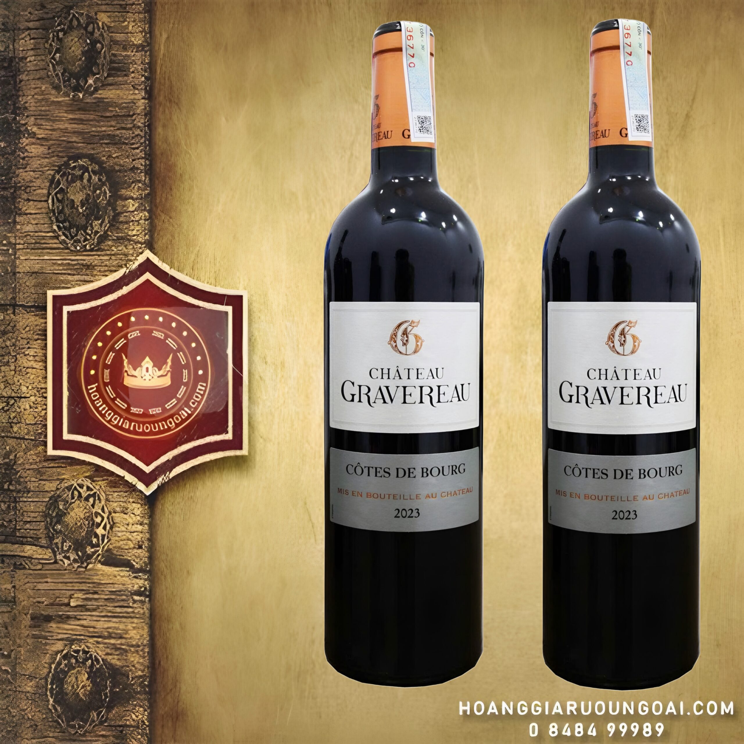 Rượu Vang Pháp Château Gravereau Côtes De Bourg