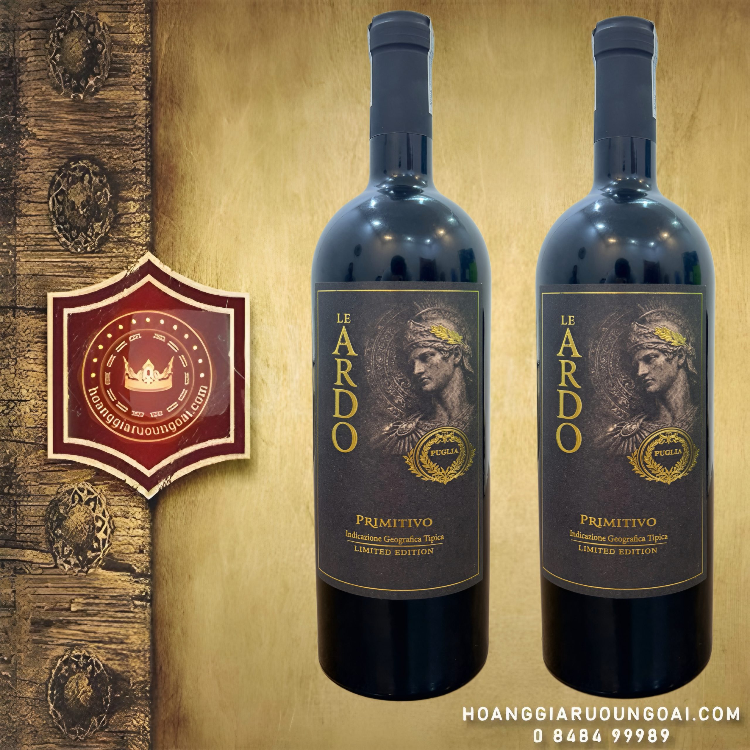 Rượu Vang LE ARDO Primitivo Puglia